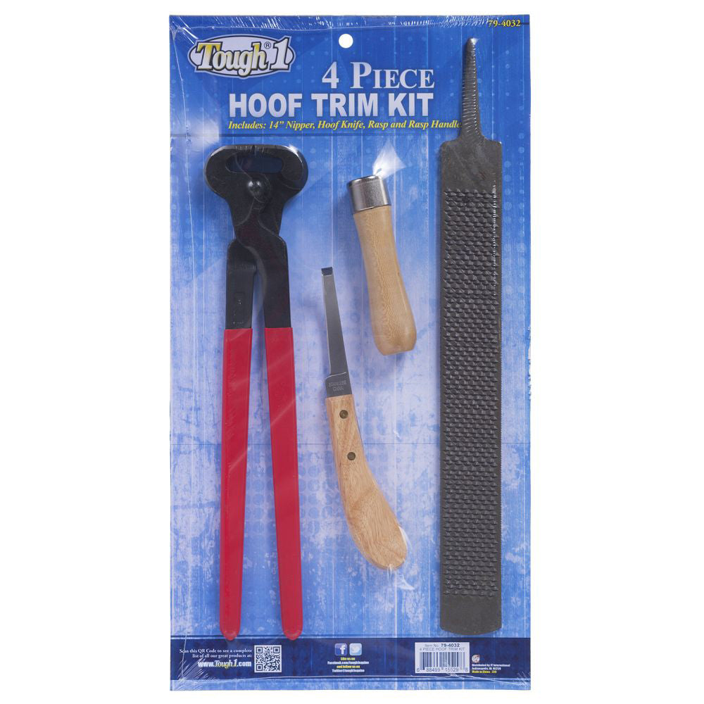Farrier Hoof Trim Tool Kit 4 Piece
