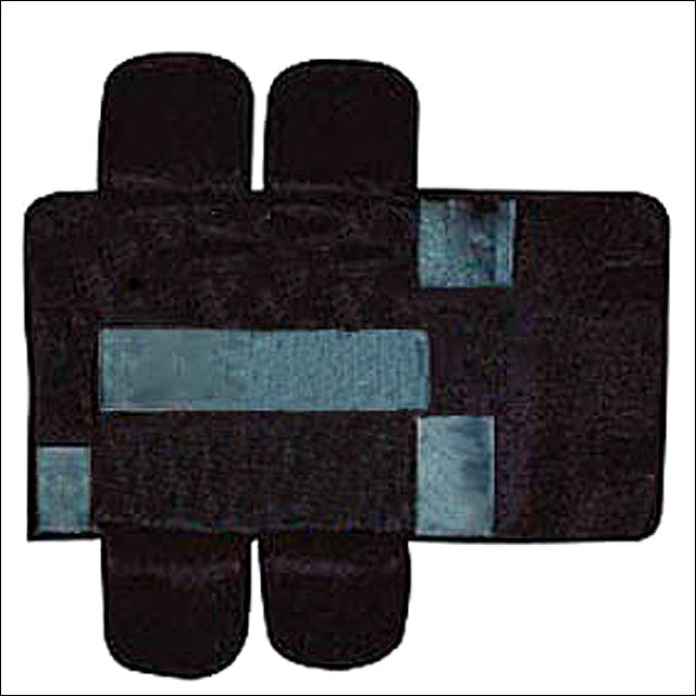 16" X 20" Hilason Western Farrier Metal Tool Holder Organizer Black