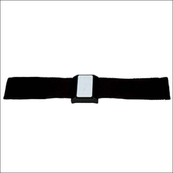 Black nylon girth with white buckle guard - Uhorse