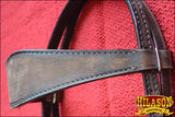 HILASON Western Horse Headstall Breast Collar Set Tack Genuine American Leather