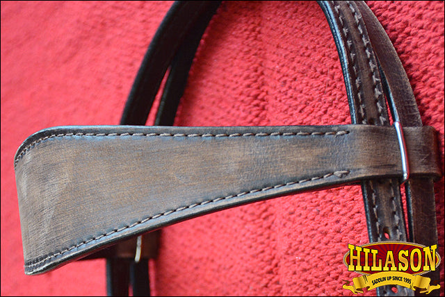 HILASON Western Horse Headstall Breast Collar Set Tack Genuine American Leather | For Horses Headstalls