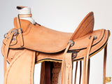 Western Horse Wade Saddle American Leather Ranch Roping Tan