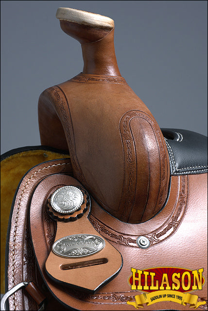 HILASON Western Horse Saddle American Leather Ranch Roping Trail | Hand Tooled Wade & For Horses