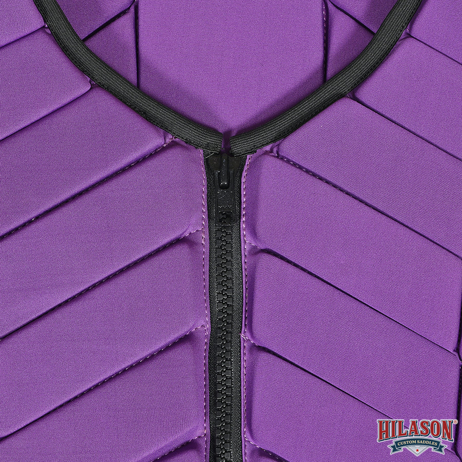 HILASON Equestrian Horse Vest Safety Protective Adult Eventing Purple |Horse Riding |Unisex |Rodeo