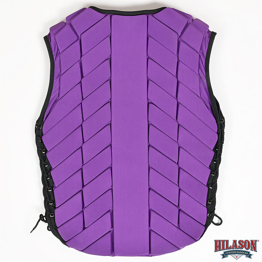 HILASON Equestrian Horse Vest Safety Protective Adult Eventing Purple |Horse Riding |Unisex |Rodeo