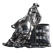 HILASON Screw Back Concho 1.5 In Barrel Racer Nickle Plated Saddle | Western Belt Slotted Conchos