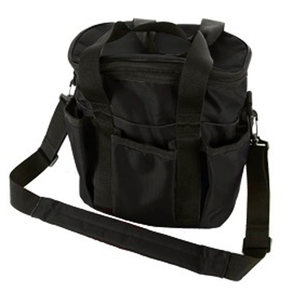 Blue and white camouflage nylon tote bag with black handles - Uhorse