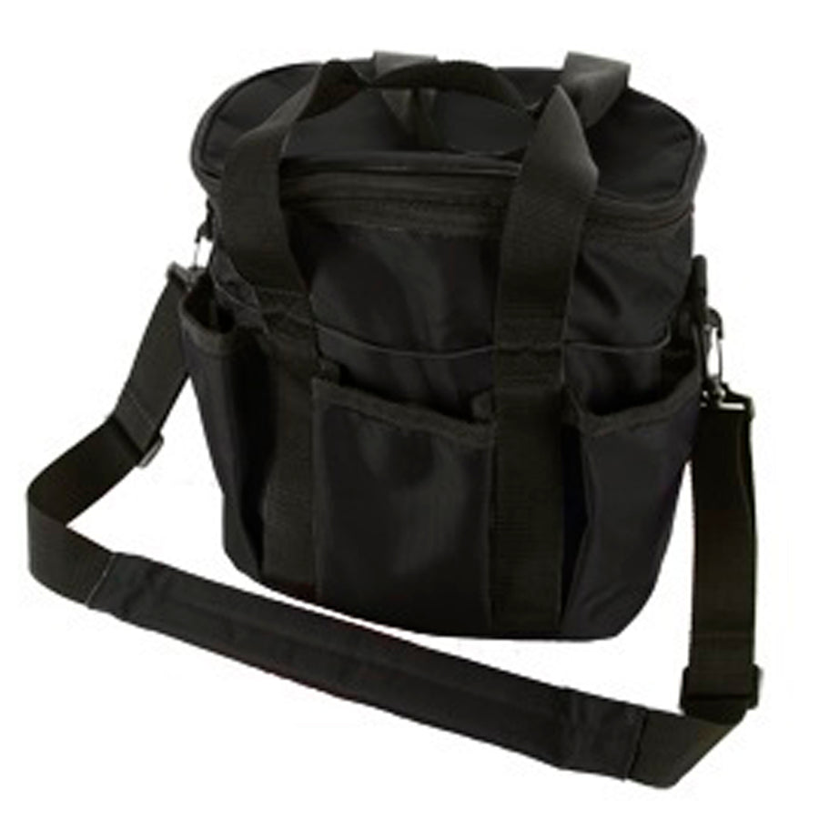 Blue and white camouflage nylon tote bag with black handles - Uhorse
