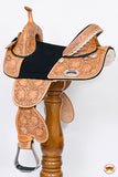 HILASON Child Treeless Horse Saddle Western American Leather Barrel | Horse Saddle | Western Saddle | Treeless Saddle | Saddle for Horses | Horse Leather Saddle