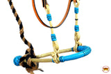 HILASON Western Horse Headstall Tack Bridle American Leather Bitless Rein | for Horses Headstalls