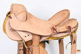 Hilason Classic Series Hand-Made Rodeo Bronc American Leather Saddle