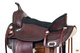 HILASON Western Horse Saddle American Leather Flex Tree Trail & Pleasure Chocolate Brown