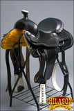 Western Horse Saddle American Leather Ranch Roping Trail Hilason Black