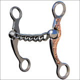 6 In Shank Professional Choice Copper Flroal Chain Horse Mouth Bit