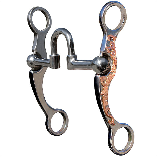 6" Professional Choice Correction Stockman Horse Bit 5 1/4 In Mouth - Uhorse