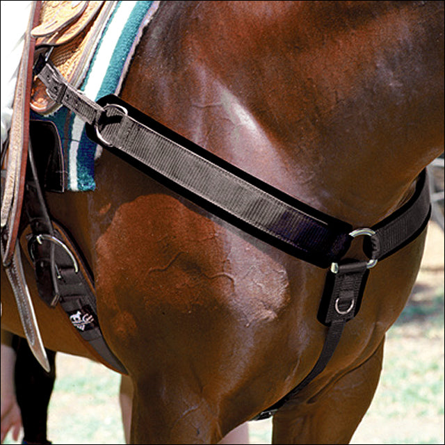 Professionals Choice Equine Neoprene Breast Collar (Universal Size, Brown)