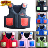 Hilason Kids Junior Youth Bull Riding Pro Rodeo Leather Protective Vest