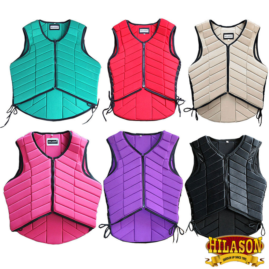 Equestrian Horse Riding Vest Safety Protective Hilason Adult Eventing - Uhorse