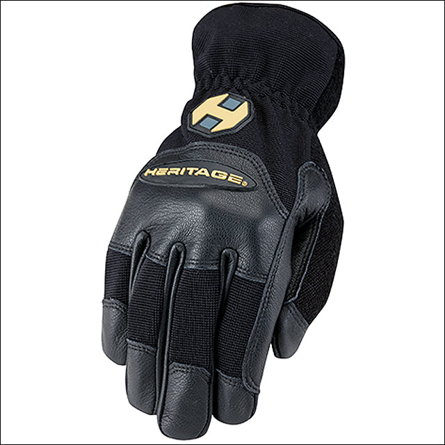 11 Size Heritage Trainer H. Riding Stretchable Goatskin Leather Gloves by Hilason – Cowboy and equestrian accessories