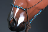 Classic Equine Premium Two Tone Polyster Nylon Durable Rope Halter Chocolate