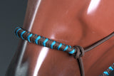 Classic Equine Premium Two Tone Polyster Nylon Durable Rope Halter Chocolate