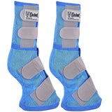 Cashel Fly Prevention Arab Horse Leg Guard Cool Mesh Boots Blue