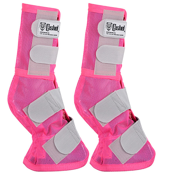 Cashel Fly Warmblood H. Leg Guard Cool Mesh Boots Pink by Hilason – Cowboy and equestrian accessories