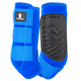 Small Classic Equine Classicfit Neoprene H. Hind Leg Boots Pair Blue – by Hilason – Cowboy and equestrian accessories