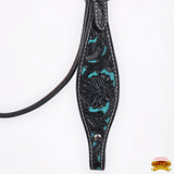 HILASON Western Horse Headstall Breast Collar Set Tack Genuine American Leather