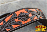 Western Horse Headstall Breast Collar Set Tack American Leather  Hilason