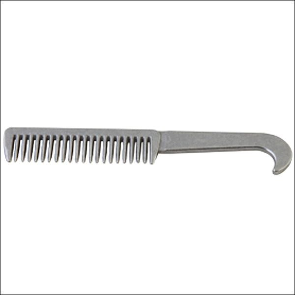 Metal curry comb with handle - Uhorse