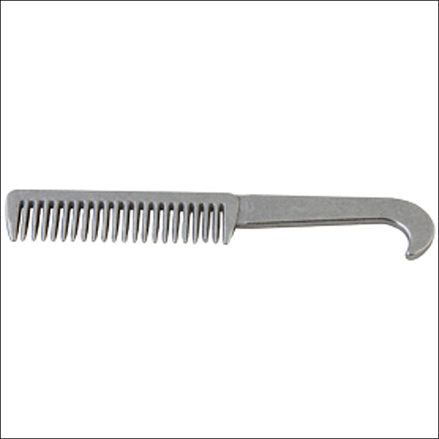 Metal curry comb with handle - Uhorse