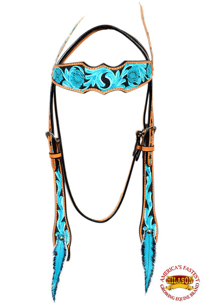 HILASON Western Horse Headstall Genuine American