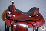 Western Horse Saddle American Leather Ranch Roping Trail Hilason Mahogany