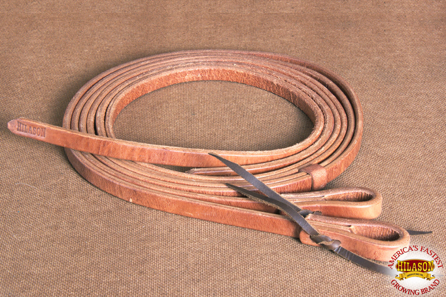 HILASON Western Horse Leather Split Reins - Hoak 1/2 X 8 Waterloop | Rein For