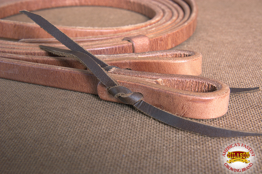 HILASON Western Horse Leather Split Reins - Hoak 1/2 X 8 Waterloop | Rein For