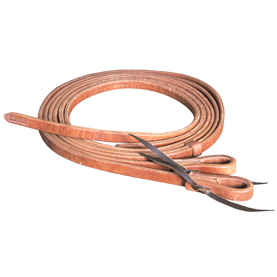 HILASON Western Horse Leather Split Reins - Hoak 1/2 X 8 Waterloop - Uhorse