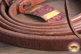 HILASON Hermann Oak Harness Leather Water Loop Tie Rein Brown 8Ft.