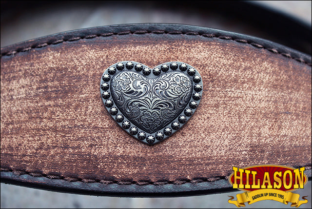 HILASON Western Horse Headstall Breast Collar Set Tack American Leather