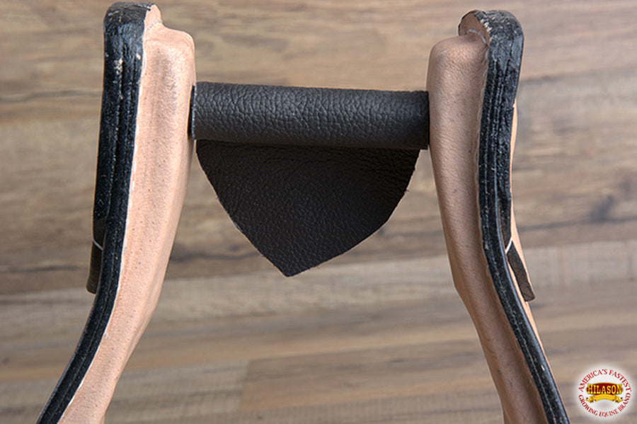 HILASON Horse Western Saddle Stirrup Tan Leather Covered Stirrups Pair | riding Premium