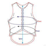 HILASON Equestrian Horse Vest Safety Protective Vest Adult Eventing Red