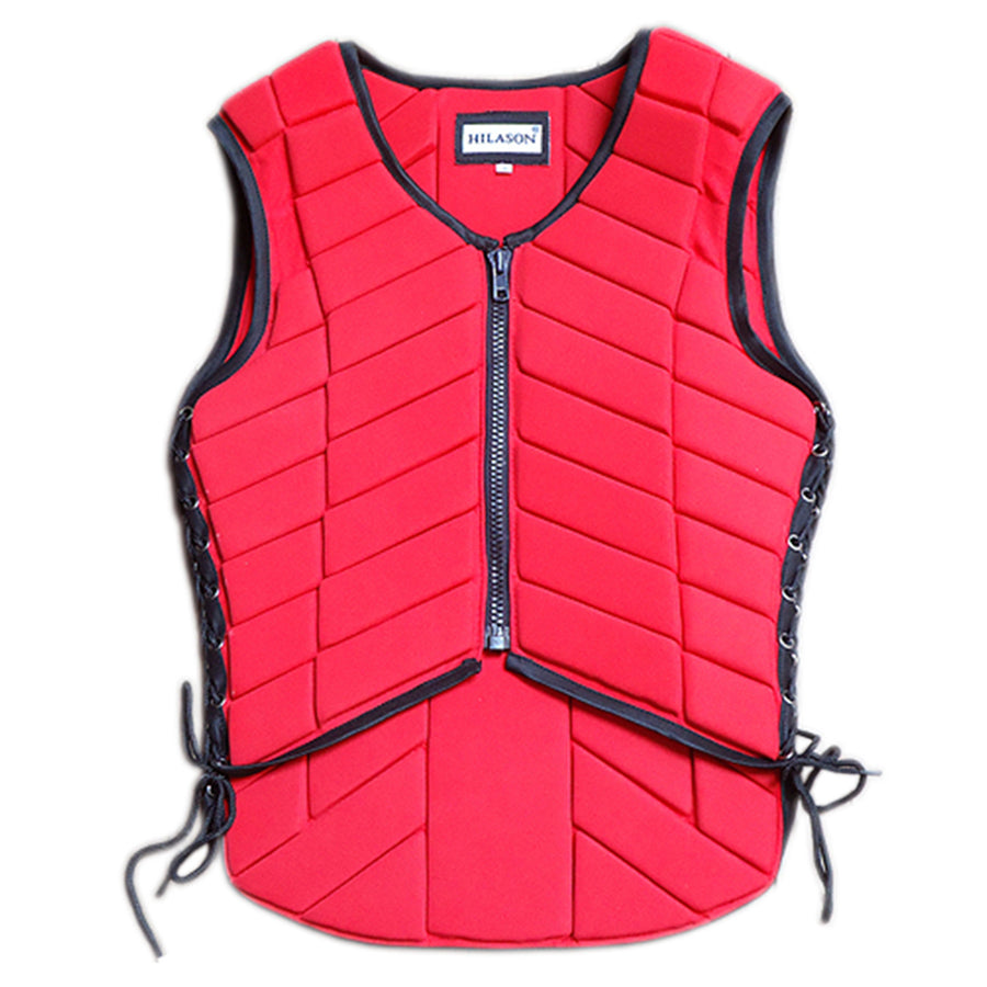 HILASON Equestrian H. Vest Safety Protective Vest Adult Eventing Red – by Hilason – Cowboy and equestrian accessories
