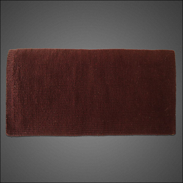 HILASON Western Horse Saddle Blanket Acrylic Wool Without Pad Rodeo Brown
