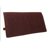 HILASON Western Horse Saddle Blanket Acrylic Wool FUR Padding Rodeo Brown - Uhorse
