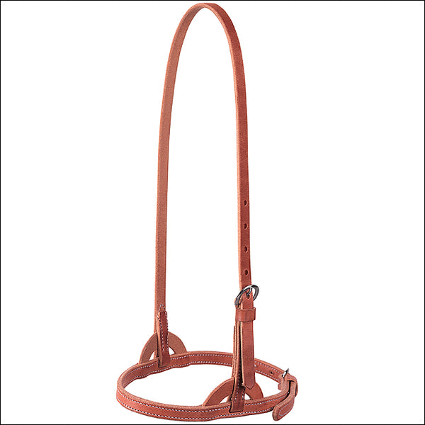 3/4" Weaver H. Tk. Harness Oak Russet Leather Durable Caveson – by Hilason – Cowboy and equestrian accessories