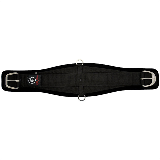 30" Reinsman H. Roper Neoprene C" Girth W/ Roller Buckles 8Mm Thick by Hilason – Cowboy and equestrian accessories