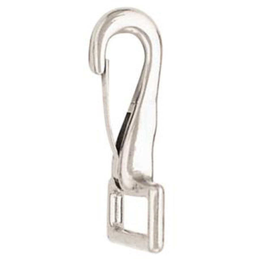 5/8 X 1-1/2 In Die Cast Horse Loopeye Spring Snap Nickel Plated Set Of 32 - Uhorse