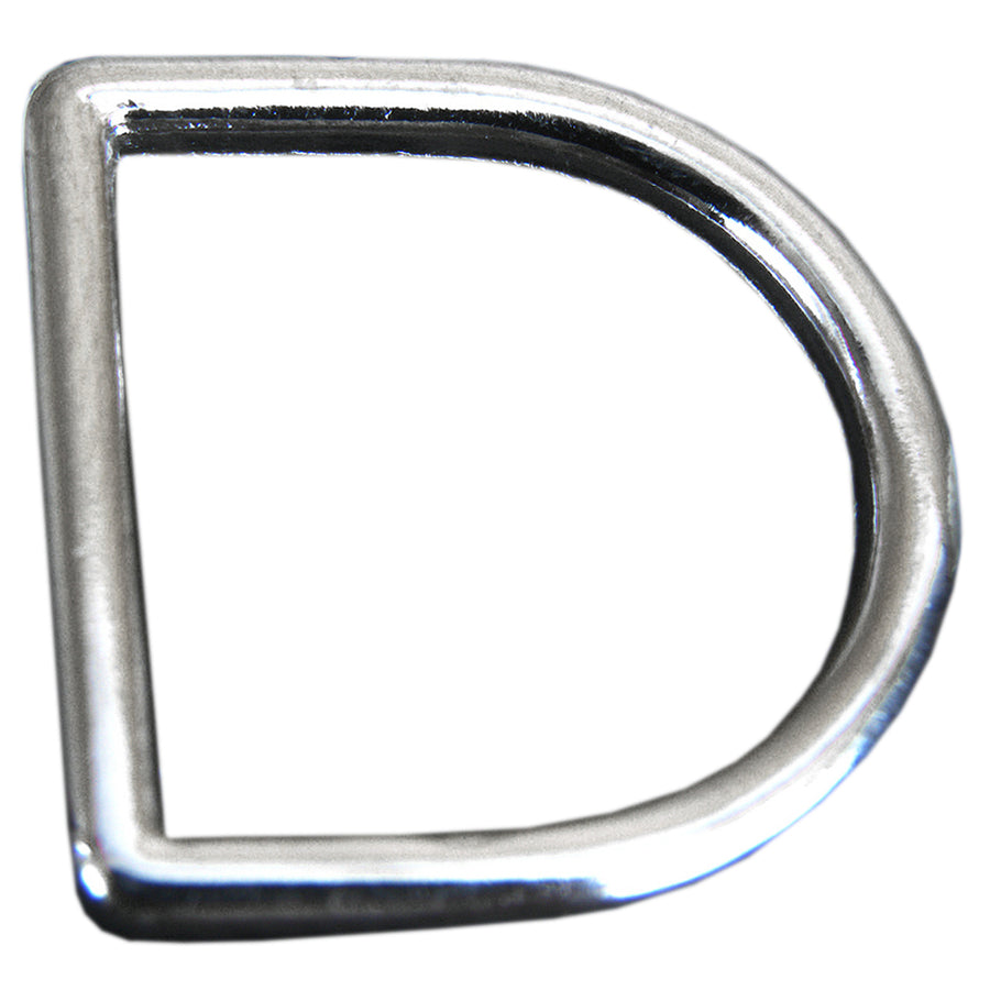 Pack Of 10 3/4 In Western Horse Tack Die Cast Dee Rings Nickel Plated - Uhorse