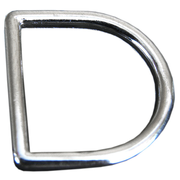 Metal D-ring with black rubber grip - Uhorse