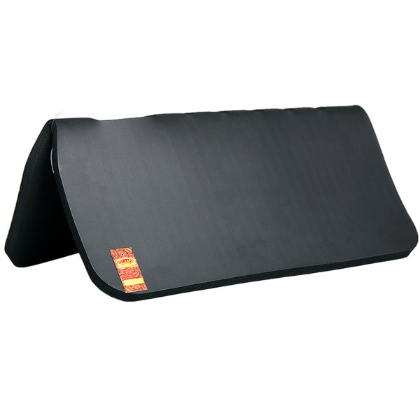 30X30.5 Hilason 1 Inch Thick Pu Foam Horse Saddle Pad Black - Uhorse